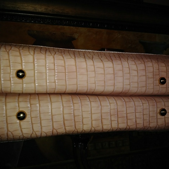 White Pink 🆕Stripped Handbag - Picture 8 of 8